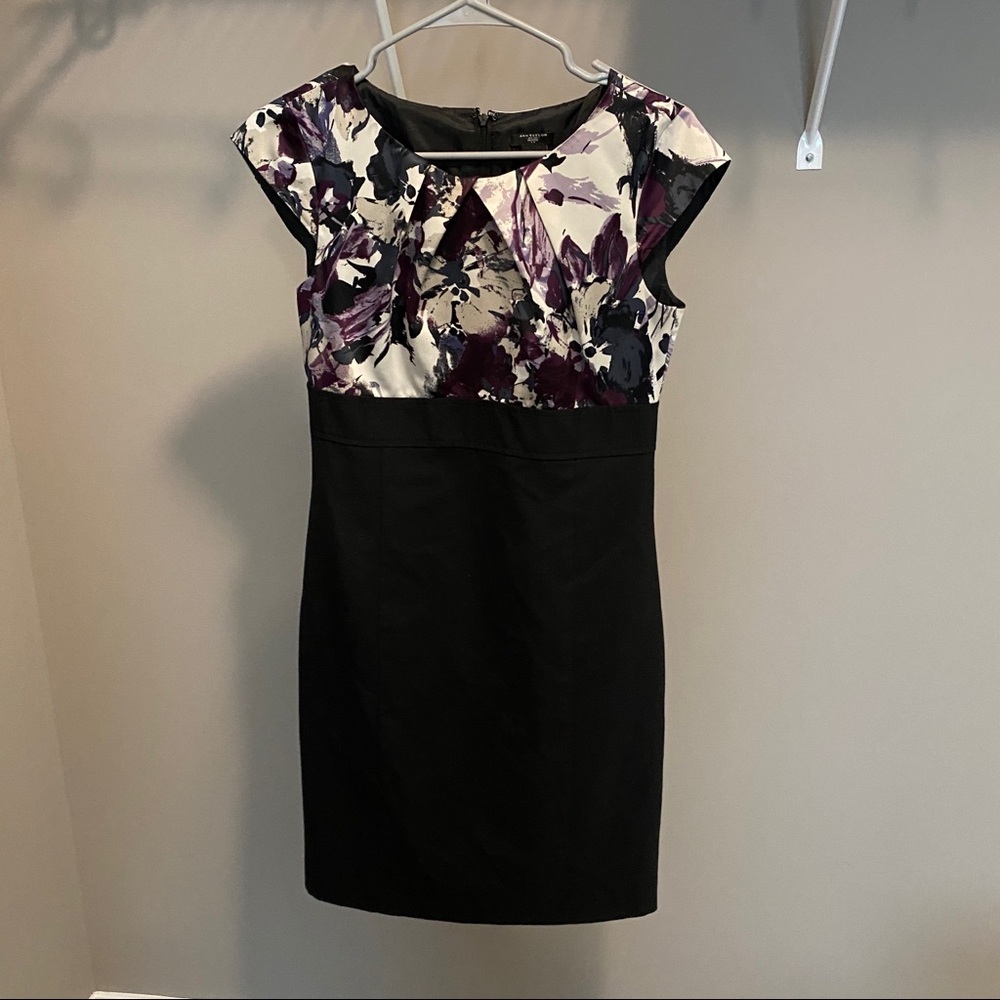 Ann taylor colorblock petite dress